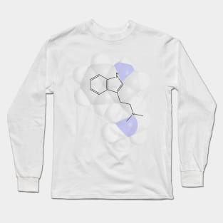 DMT Molecule Chemistry Long Sleeve T-Shirt